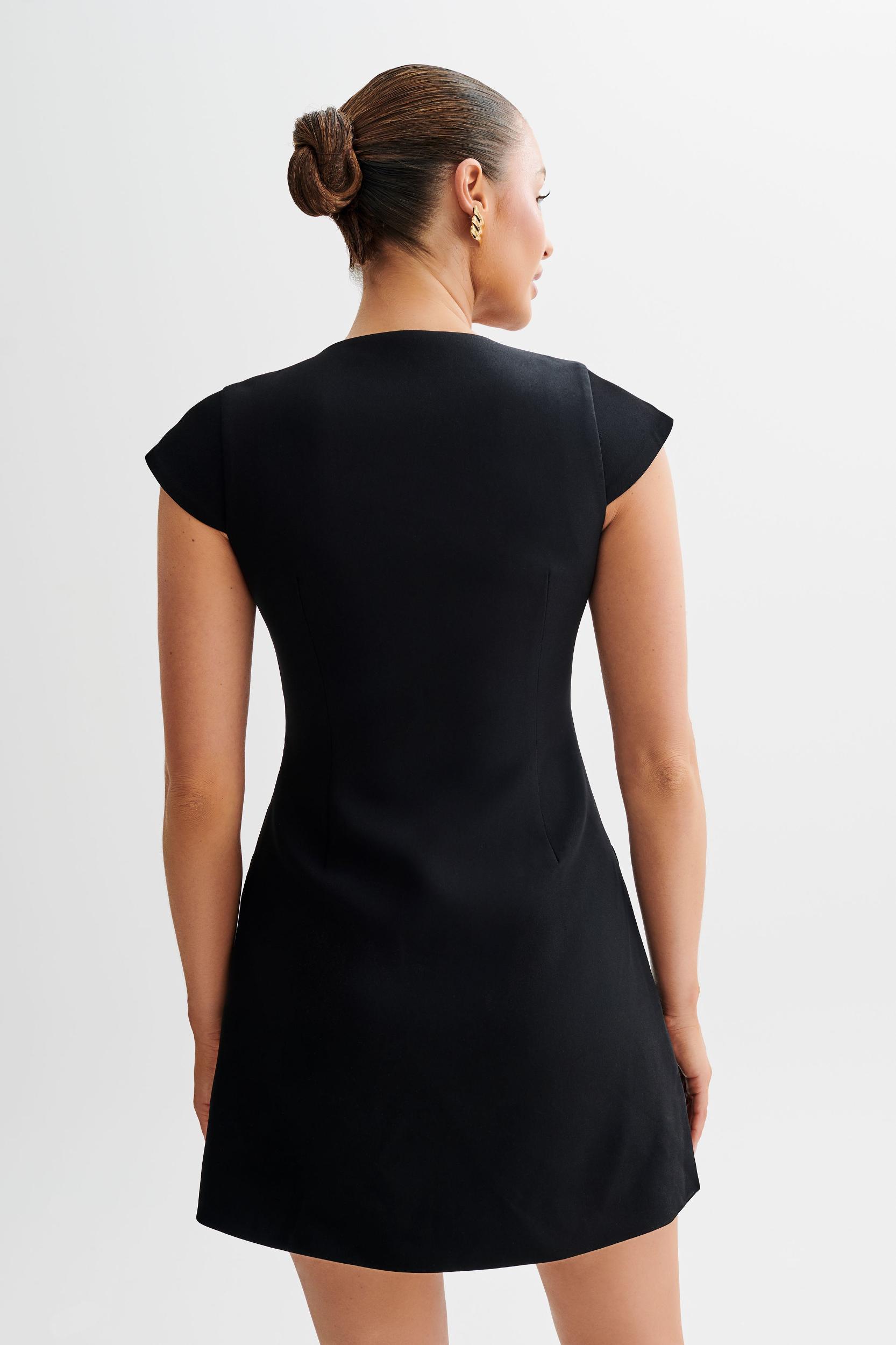 Kiernan Sleeveless Blazer Dress - Black Product Image