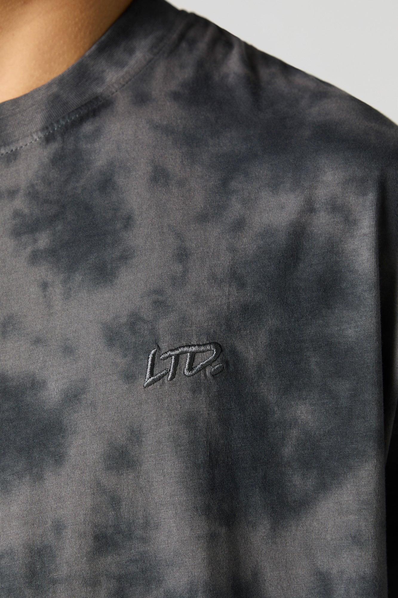 LTD Embroidered Tie Dye Relaxed T-Shirt Male Product Image