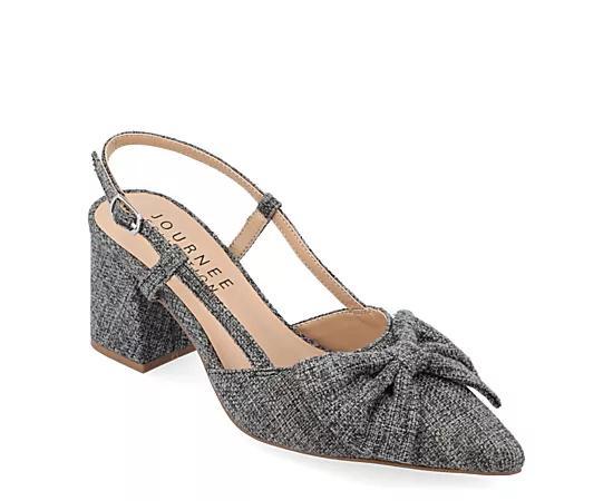 Journee Tailynn Women's Dressy Pumps, Size: 12 Wide, Grey Product Image