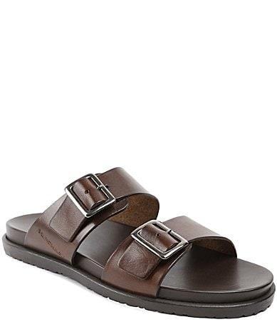 Mens Erasmo Double Buckle Leather Sandals Product Image