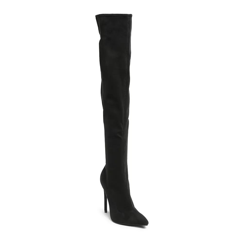 London Rag Madman Women's Thigh-High Boots, Size: 5, Black Product Image