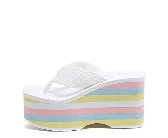 Rocket Dog Bigtop Women's Platform Sandals, Size: 10, White Product Image