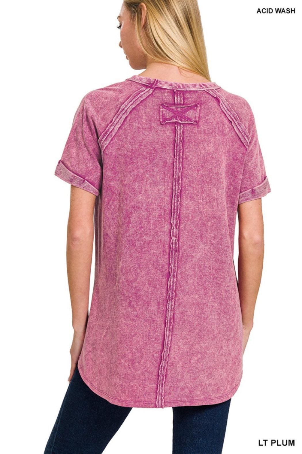 Vintage Wash French Terry Top Product Image