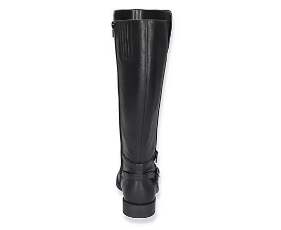 Easy Street Bay Plus Plus by Easy Street Women's Wide Athletic Calf Tall Boots, Size: 9, Black Product Image
