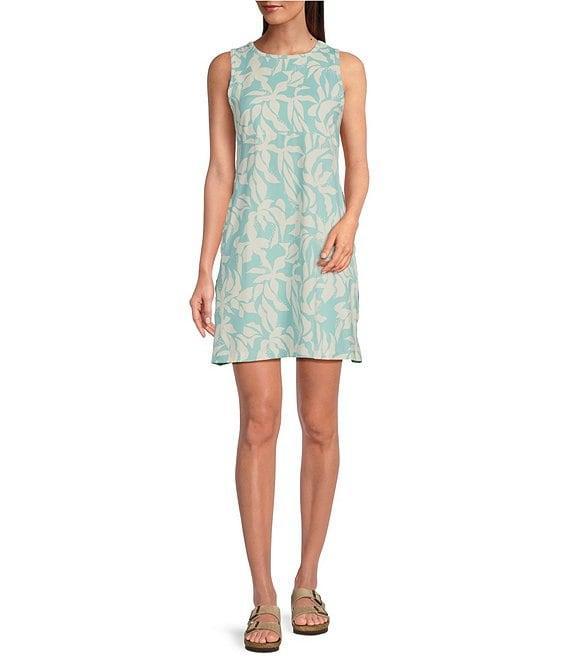 Columbia Printed Crew Neckline Sleeveless Dress Product Image