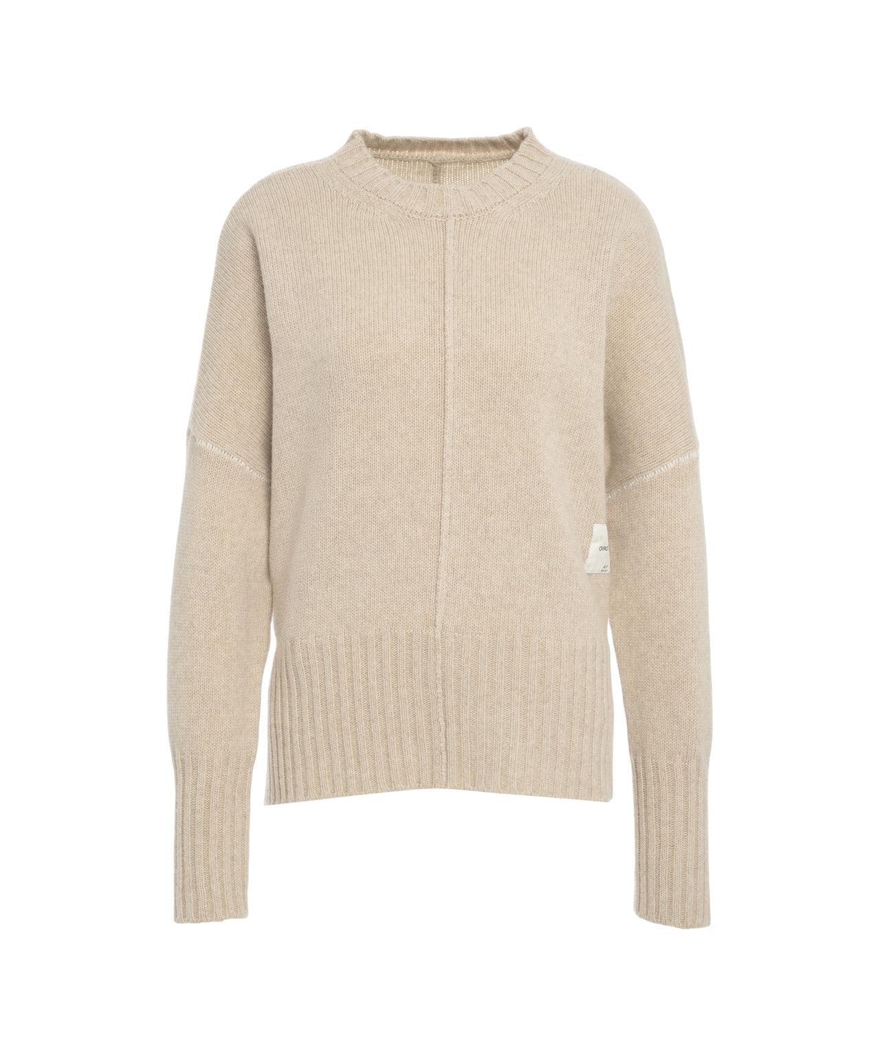 Knit sweater with logo Product Image