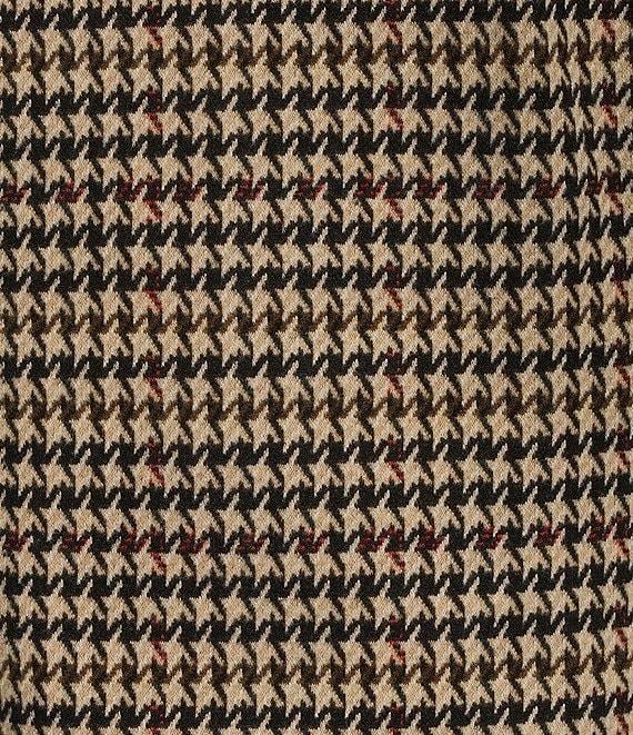 Liverpool Los Angeles Houndstooth Stretch Round Neck Sleeveless Dress Product Image