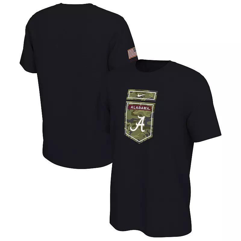 Men's Nike Black Alabama Crimson Tide Veterans Camo T-Shirt, Size: Medium Product Image