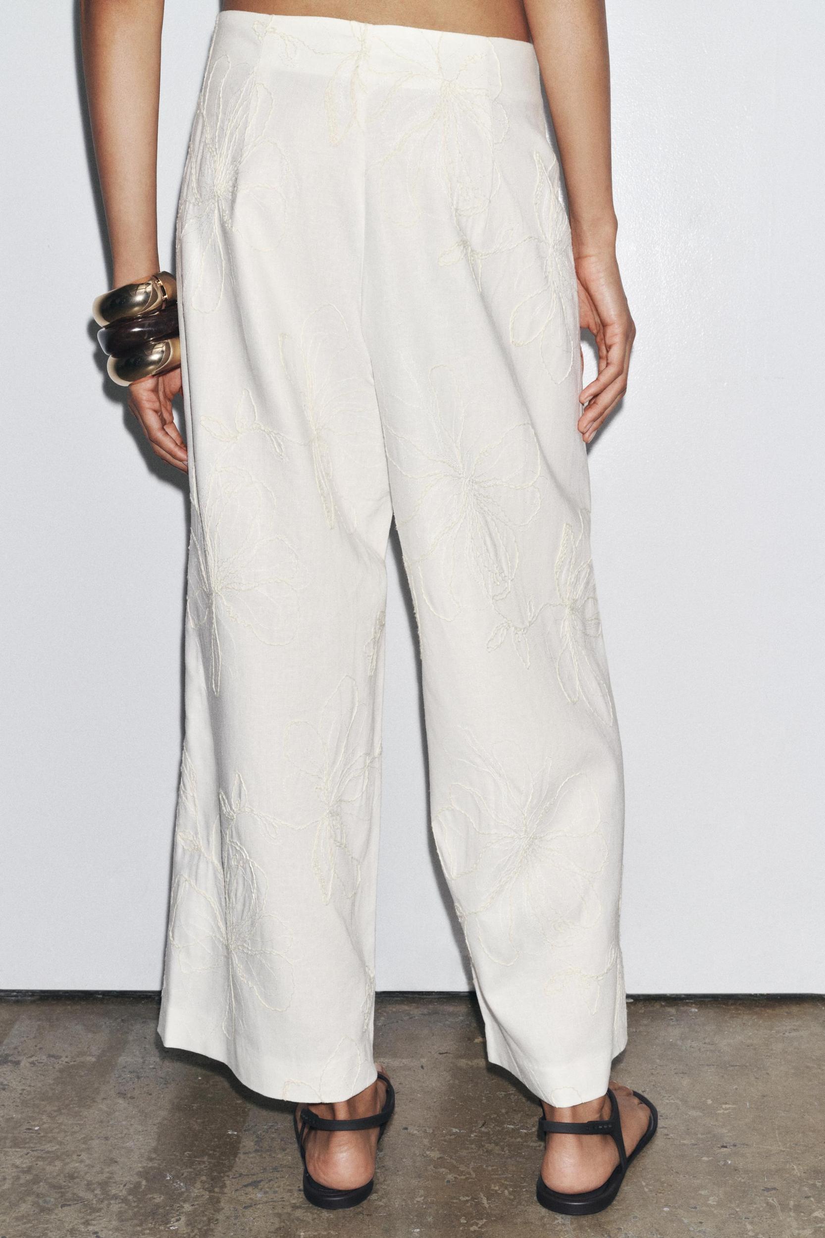 ZW COLLECTION EMBROIDERED CULOTTES Product Image