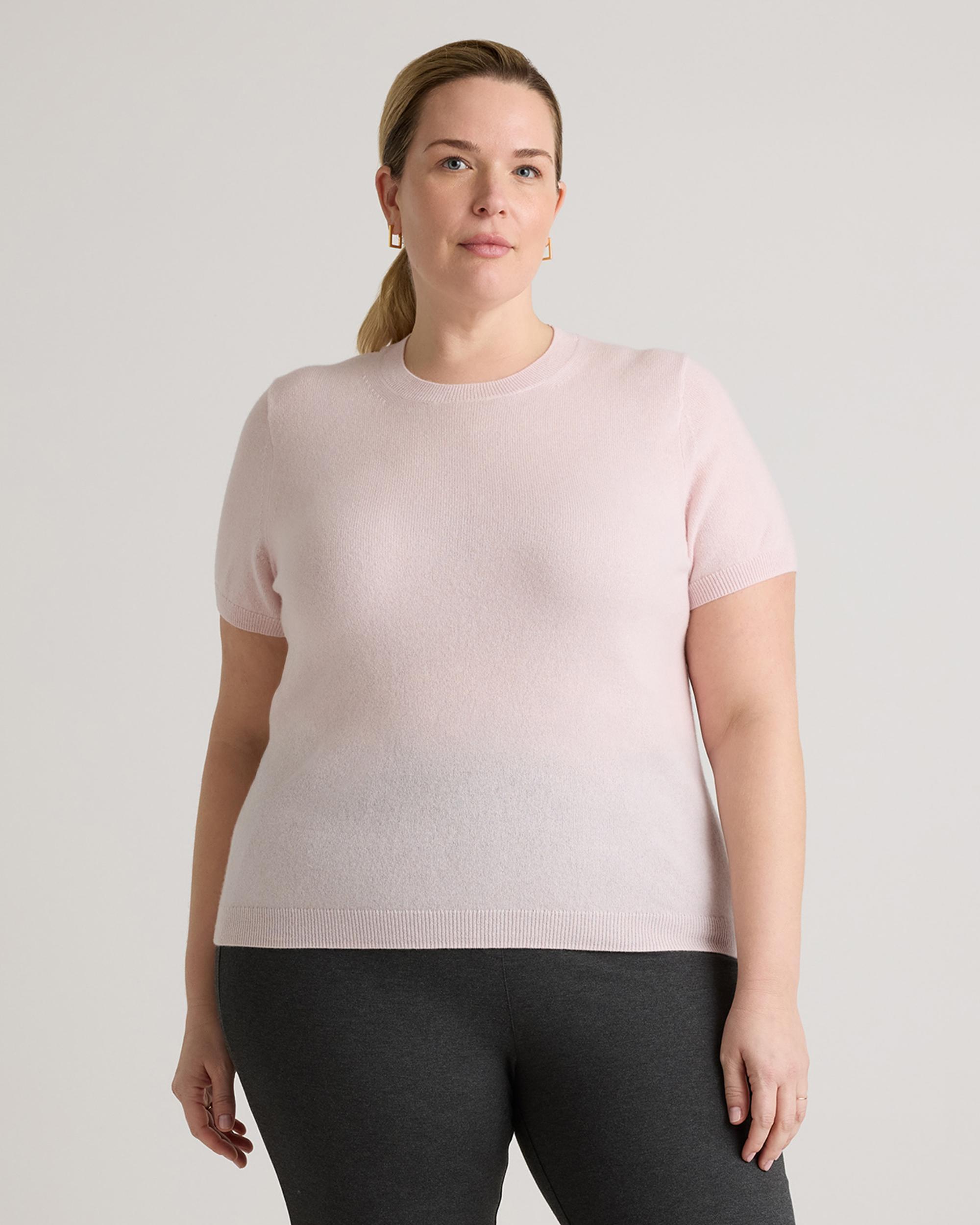 Mongolian Cashmere Tee - Plus Size Product Image