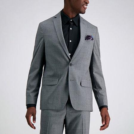 Men's J.M. Haggar™ Premium Slim-Fit Stretch Suit Jacket, Size: 44 - Regular, Gray Glen Plaid Product Image