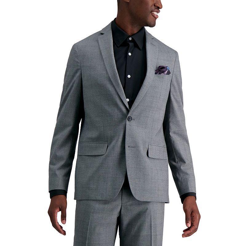 Men's J.M. Haggar™ Premium Slim-Fit Stretch Suit Jacket, Size: 44 - Regular, Gray Glen Plaid Product Image