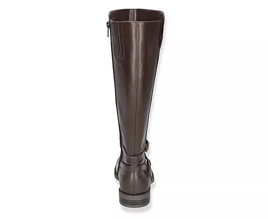 Easy Street Bay Plus Plus by Easy Street Women's Wide Athletic Calf Tall Boots, Size: 9, Black Product Image