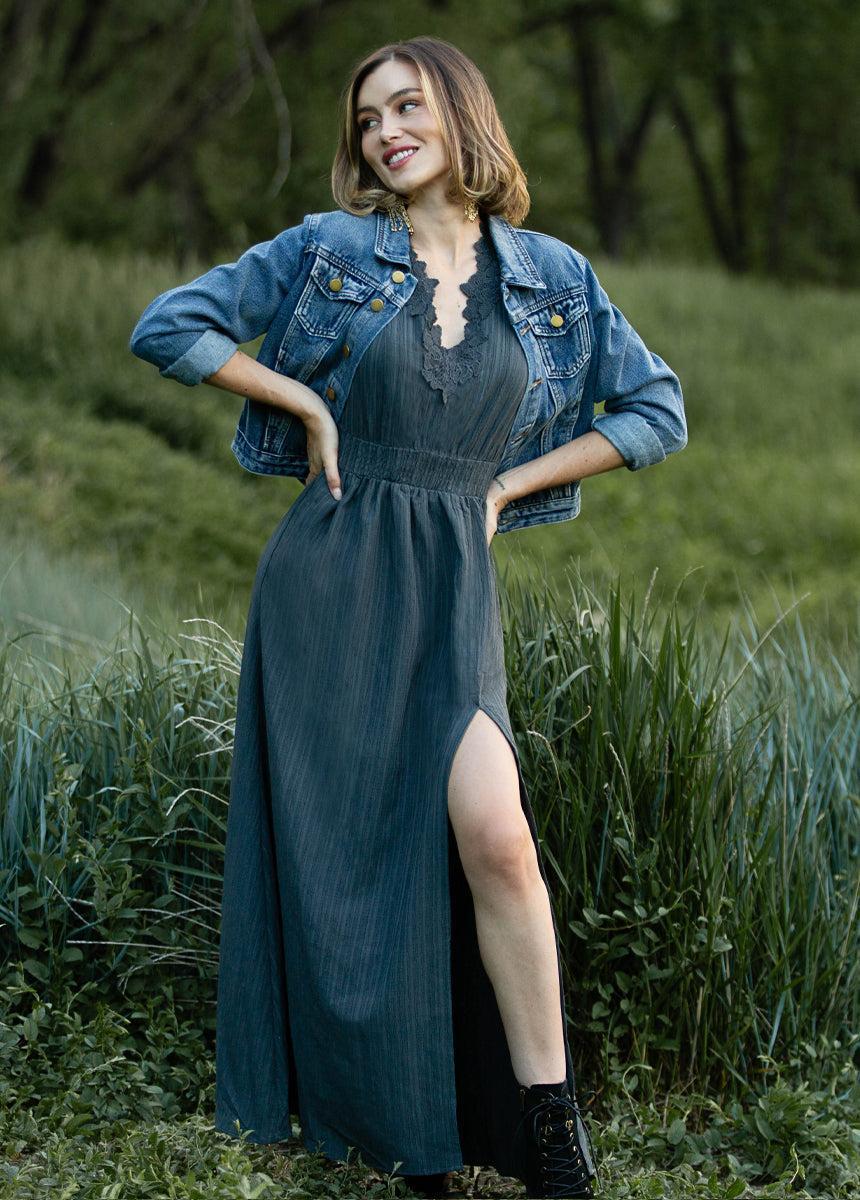 Zoie Dress in Slate Female Product Image