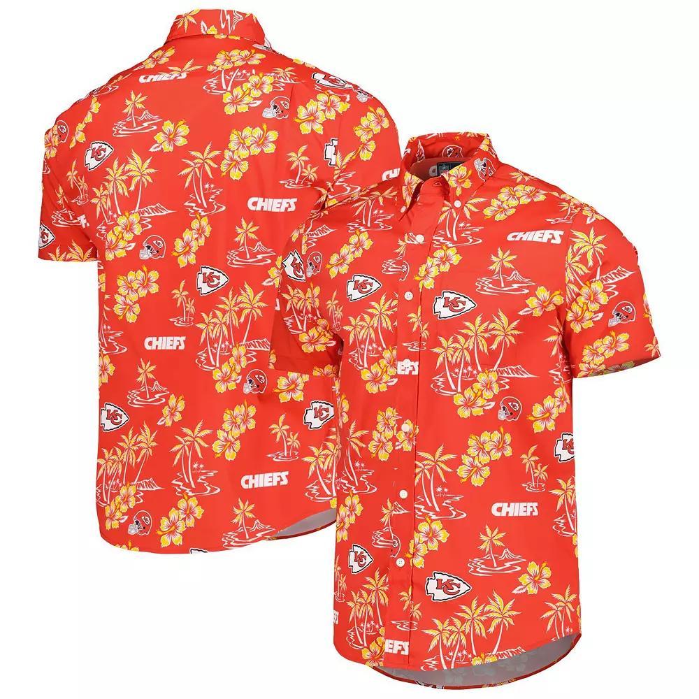 Men's Reyn Spooner Red Kansas City Chiefs Kekai Button-Up Shirt, Size: Small Product Image