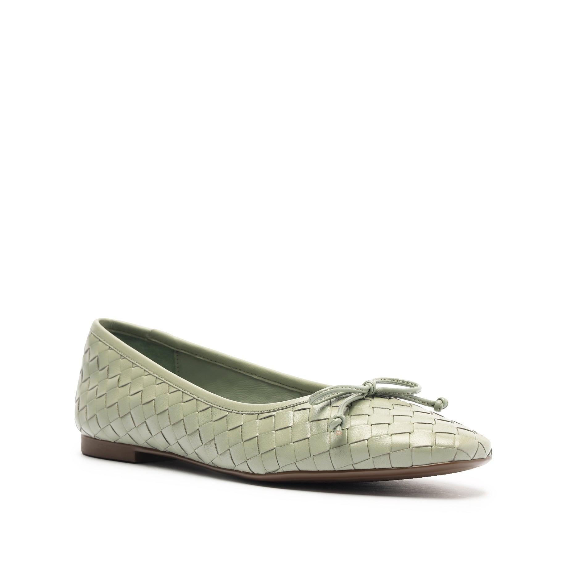Arissa Woven Leather Flat Product Image