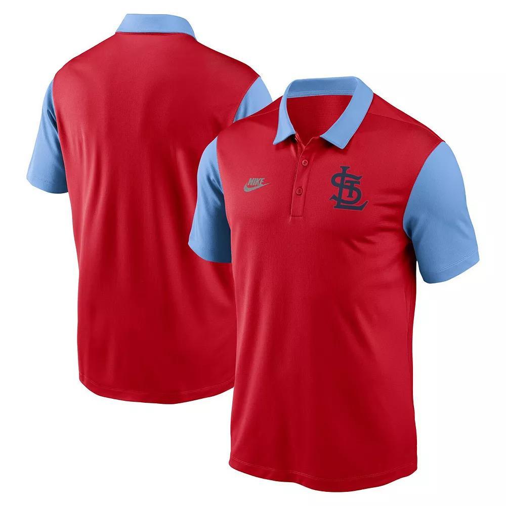 Men's Nike Red St. Louis Cardinals Franchise Cooperstown Collection Polo, Size: Large Product Image