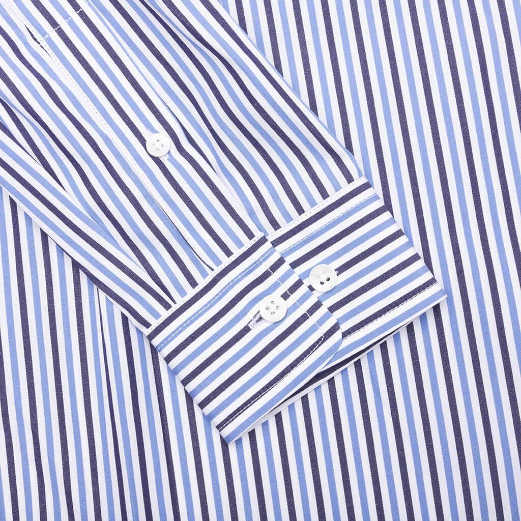 Neck Logo Neon Classic Shirt - Blue Fuchsia Male Product Image