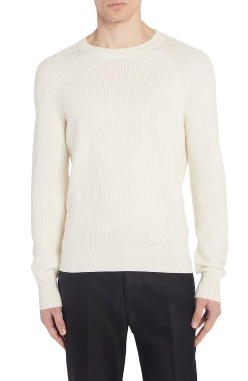 Mens Wool-Silk Crewneck Sweater Product Image