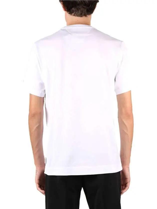 ZEGNA Logo T-shirt In White Product Image