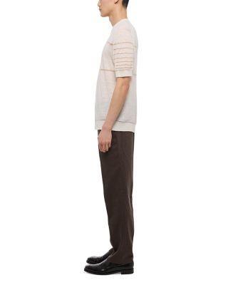 Sheer Striped Short Sleeve Tee Product Image