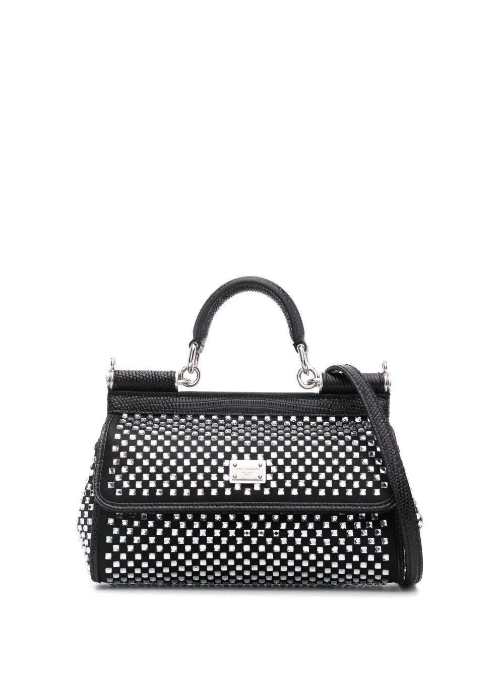 DOLCE & GABBANA Mini Sicily Crystal In Black   Product Image