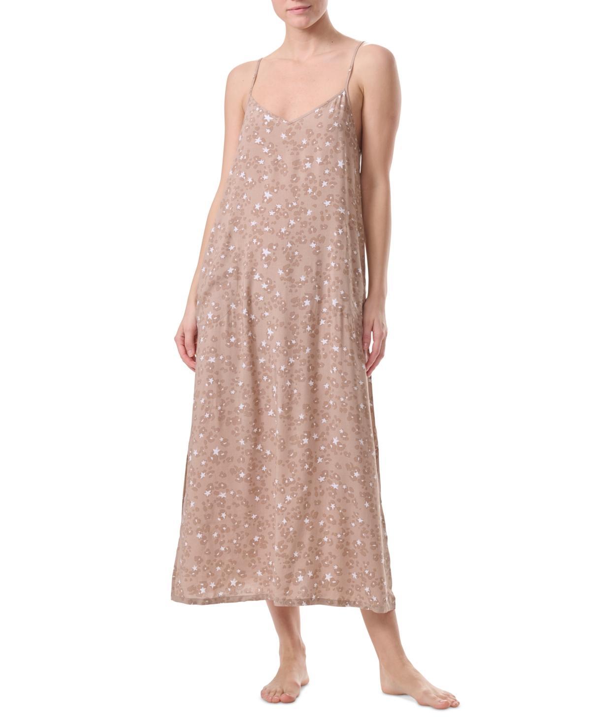 Splendid Womens Printed Side-Split Long Chemise Product Image