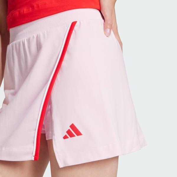 Women's adidas Essentials Cotton Skort, Size: Medium, Black Product Image