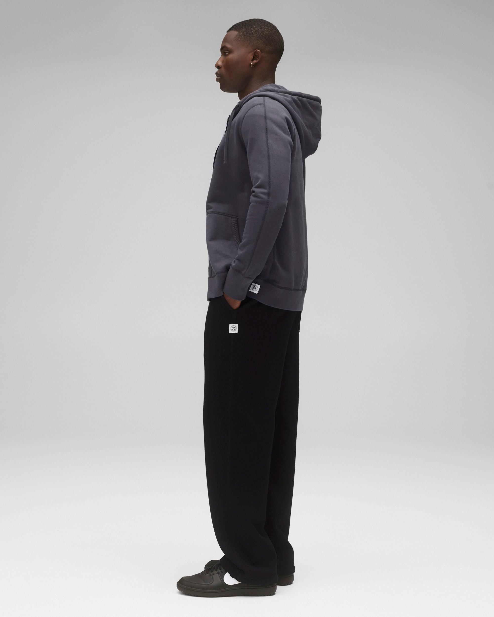 Midweight Terry Slim Zip Hoodie Male Product Image