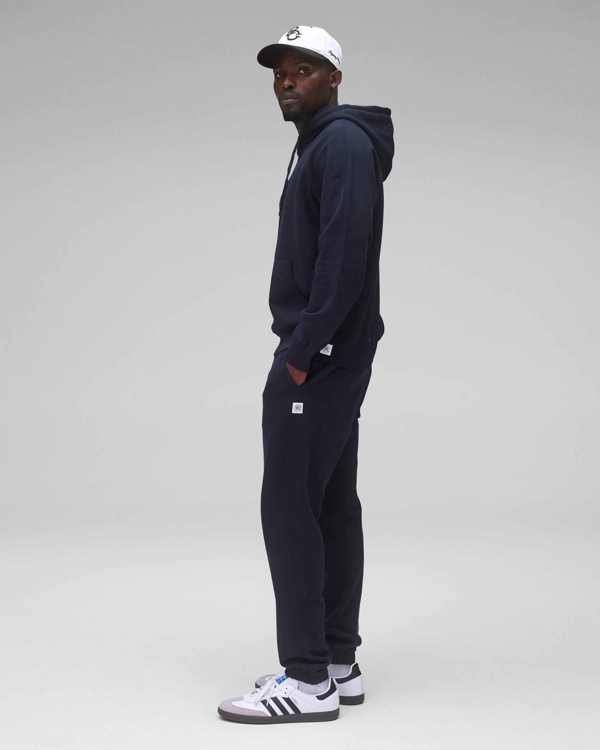 Midweight Terry Slim Zip Hoodie Male Product Image