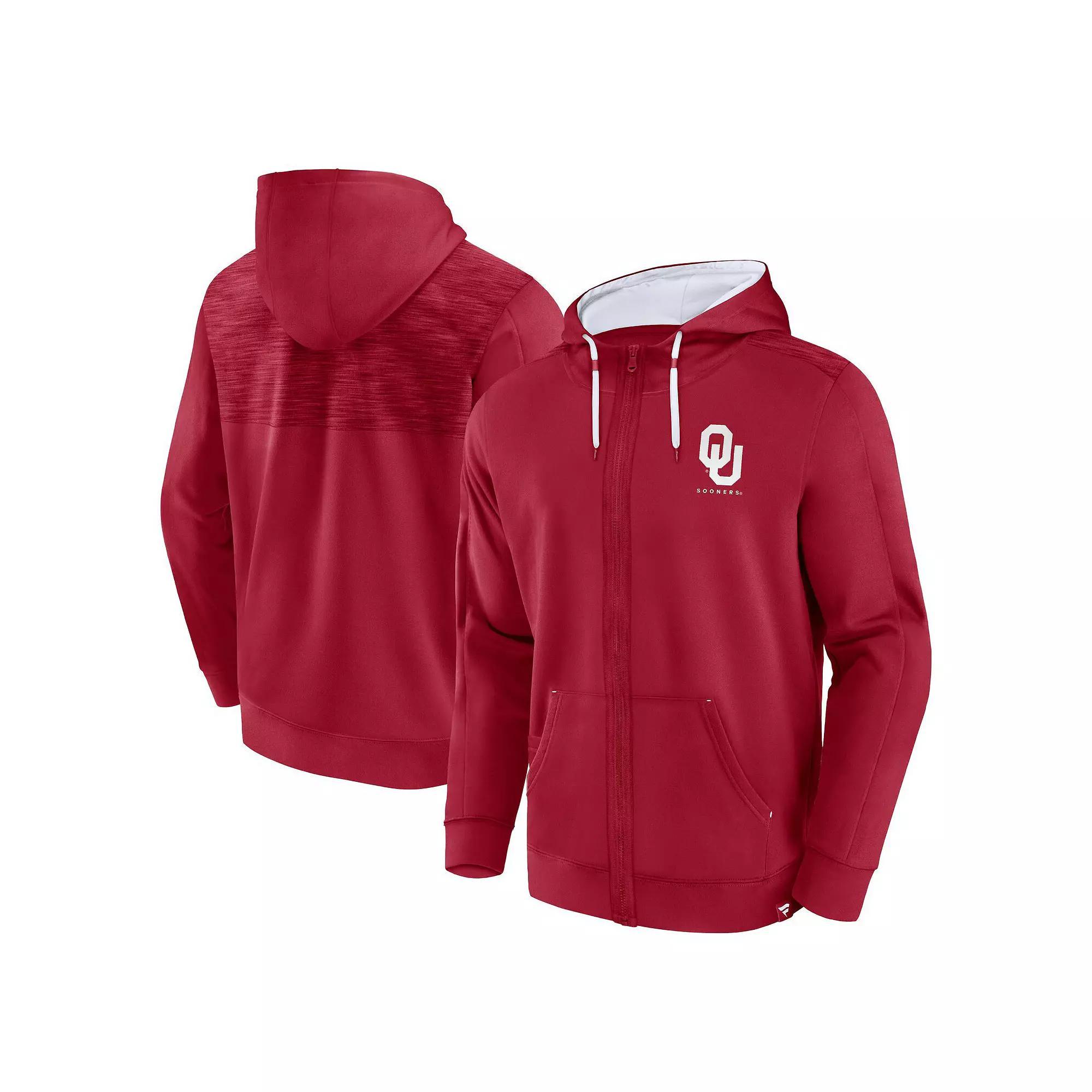 Men's Fanatics Branded Red Wisconsin Badgers Power Index Full-Zip Hoodie, Size: 2XL Product Image