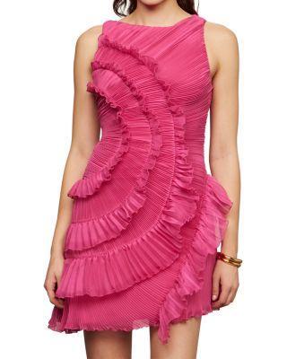 Emilia Cascade Mini Dress Product Image