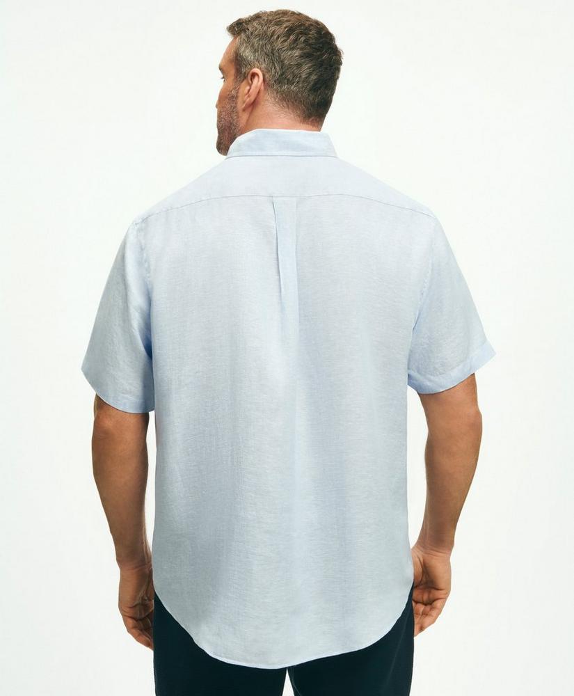 Big & Tall Sport Shirt,  Short-Sleeve Irish Linen Product Image