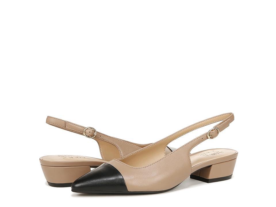 Naturalizer Banks Leather Cap Toe Slingback Dress Pumps Product Image