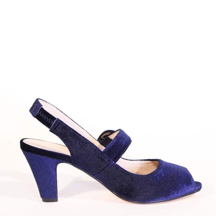 Liberty Velvet Mary Jane Heels Product Image