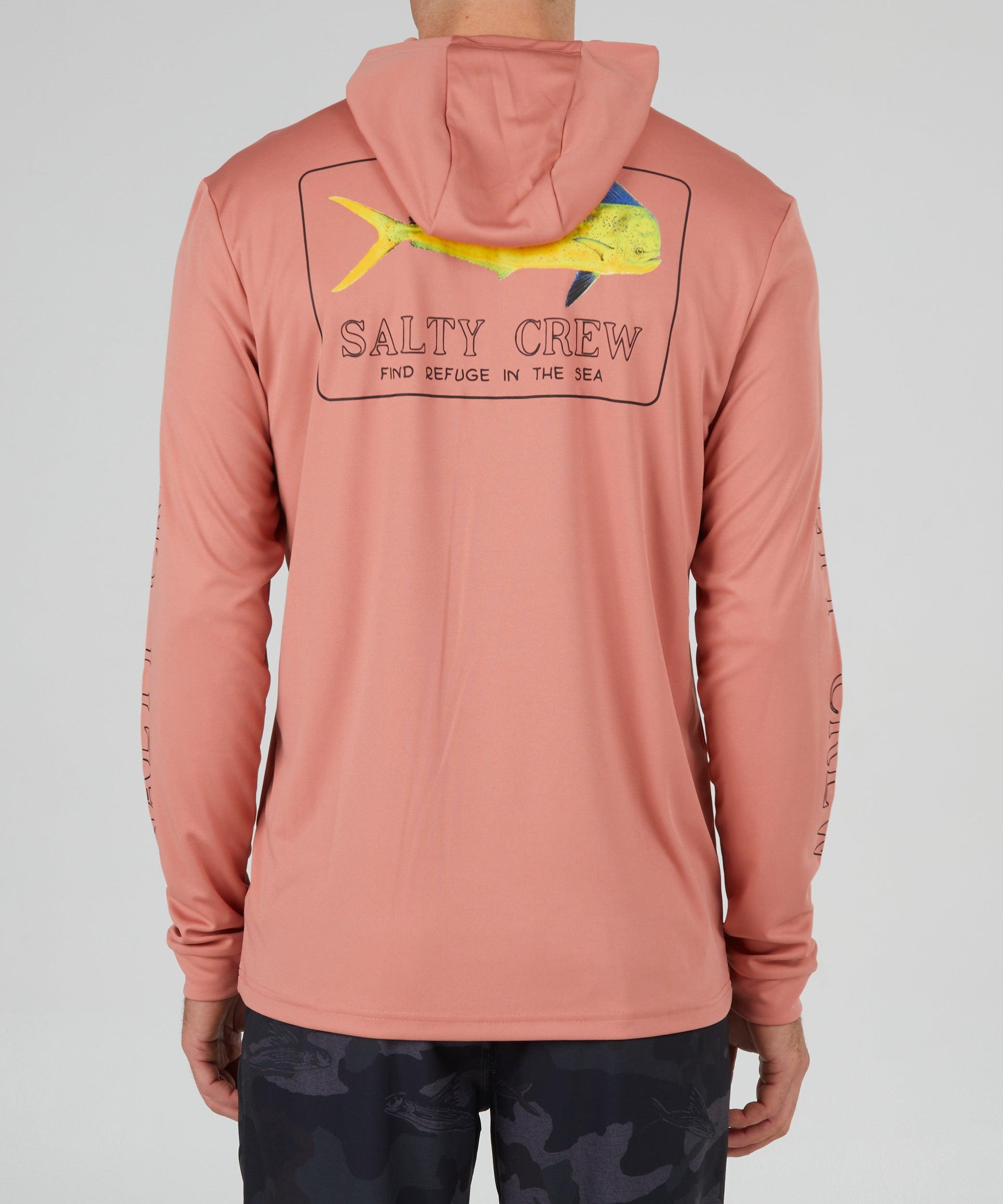 Golden Mahi Hoodie Sunshirt - Coral Male Product Image