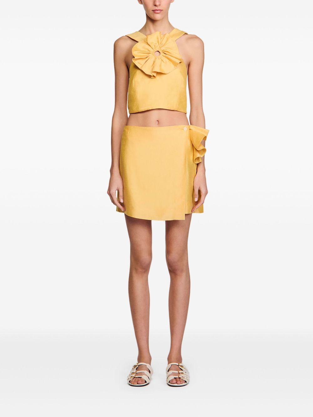 ruffle-detailing mini skirt  Product Image