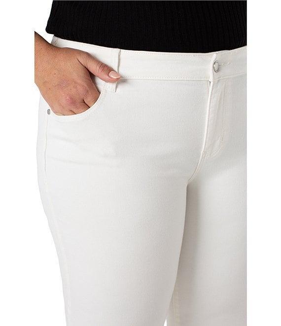 Liverpool Los Angeles Plus Size Hannah Mid Rise Cropped Jeans Product Image