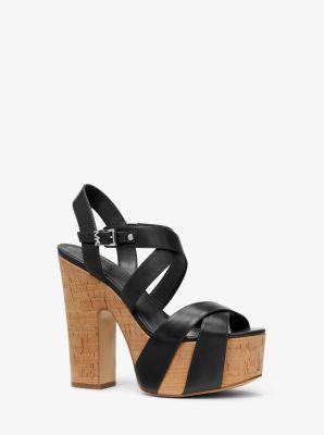Suki Leather Platform Sandal Product Image