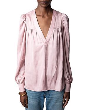 Zadig & Voltaire Telia Satin Blouse Product Image