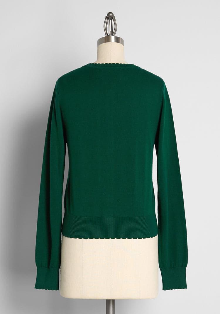 ModCloth x Princess Highway Embroidered Bunny Cardigan Product Image