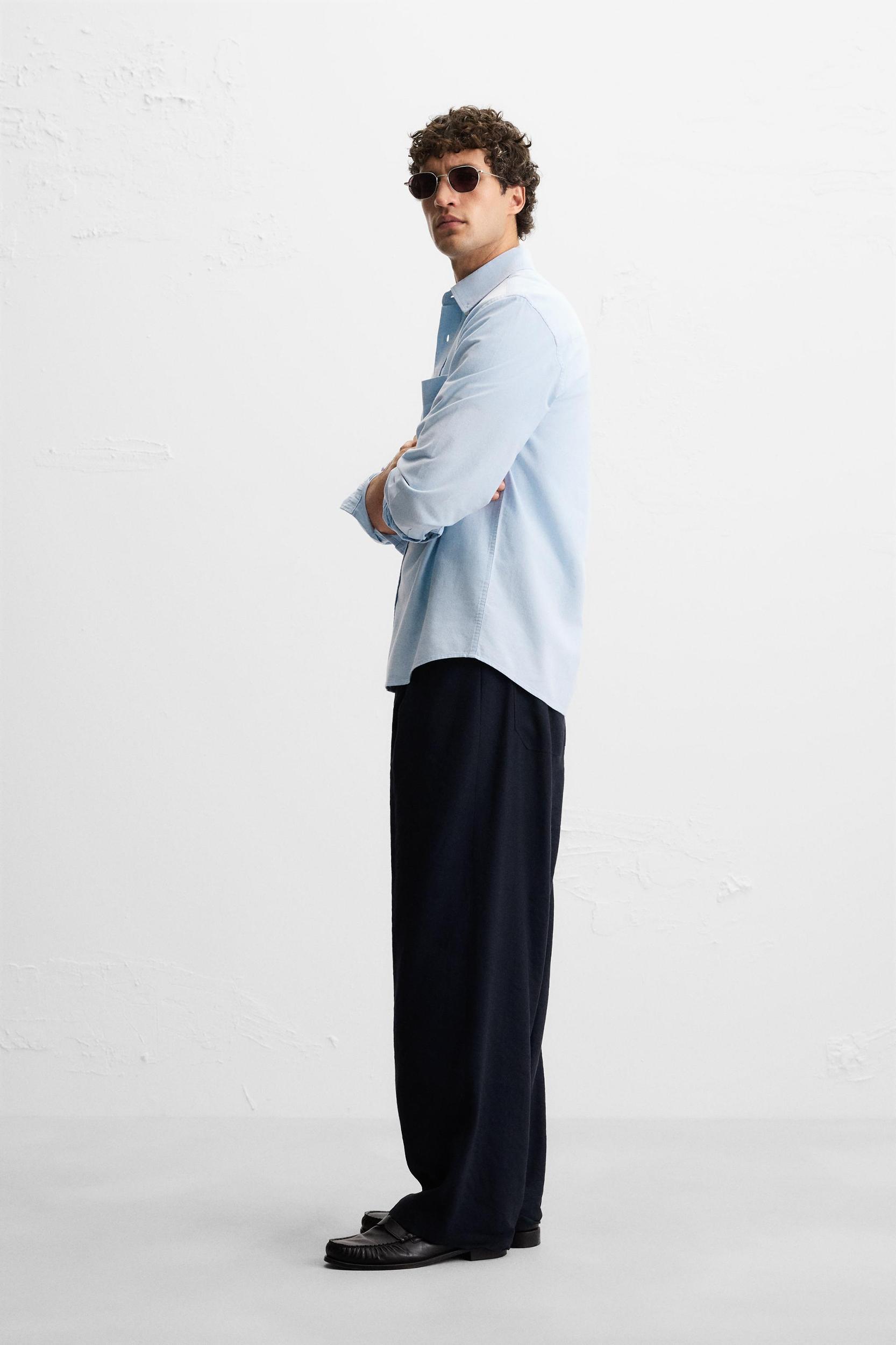 TEXTURED OXFORD SHIRT Product Image