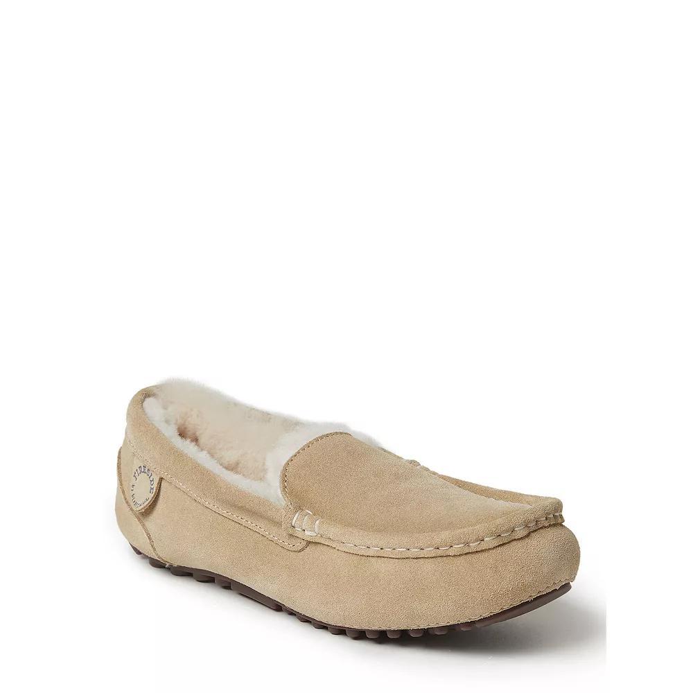 Fireside By Dearfoams Mel Wool-Lined Women's Moccasin Slippers, Size: 9, Dusty Pink Product Image