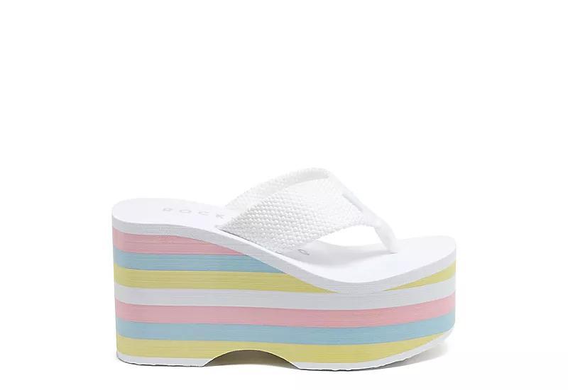 Rocket Dog Bigtop Women's Platform Sandals, Size: 10, White Product Image