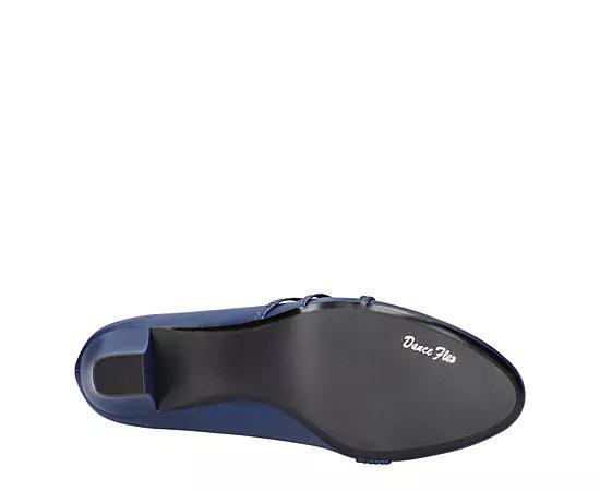 Easy Street Cristiny Womens Pumps Blue Satin Product Image