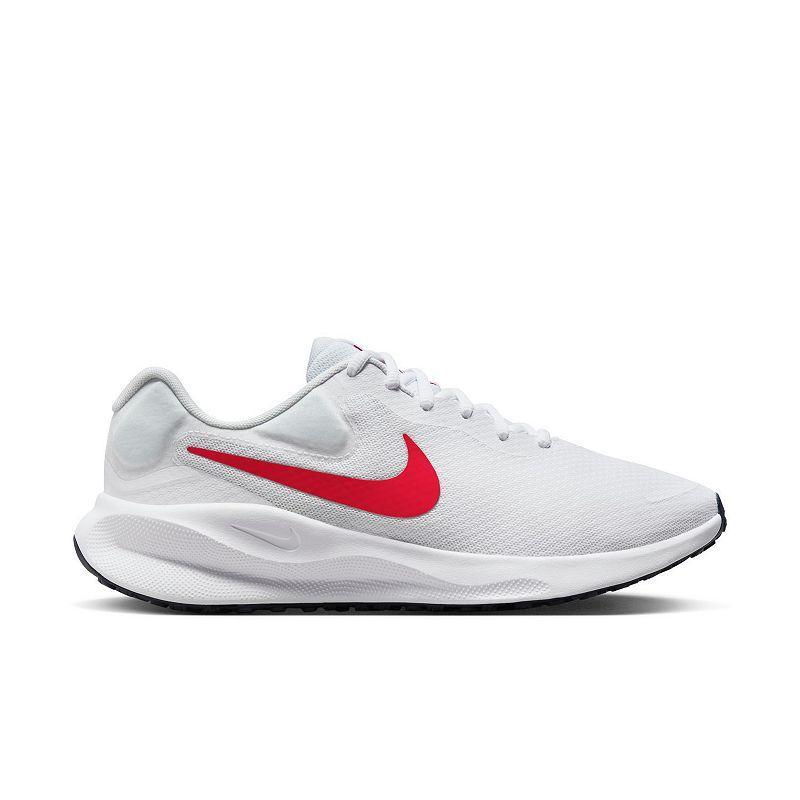 Men's Revolution 7 Road Running Shoes (extra Wide) In White Product Image