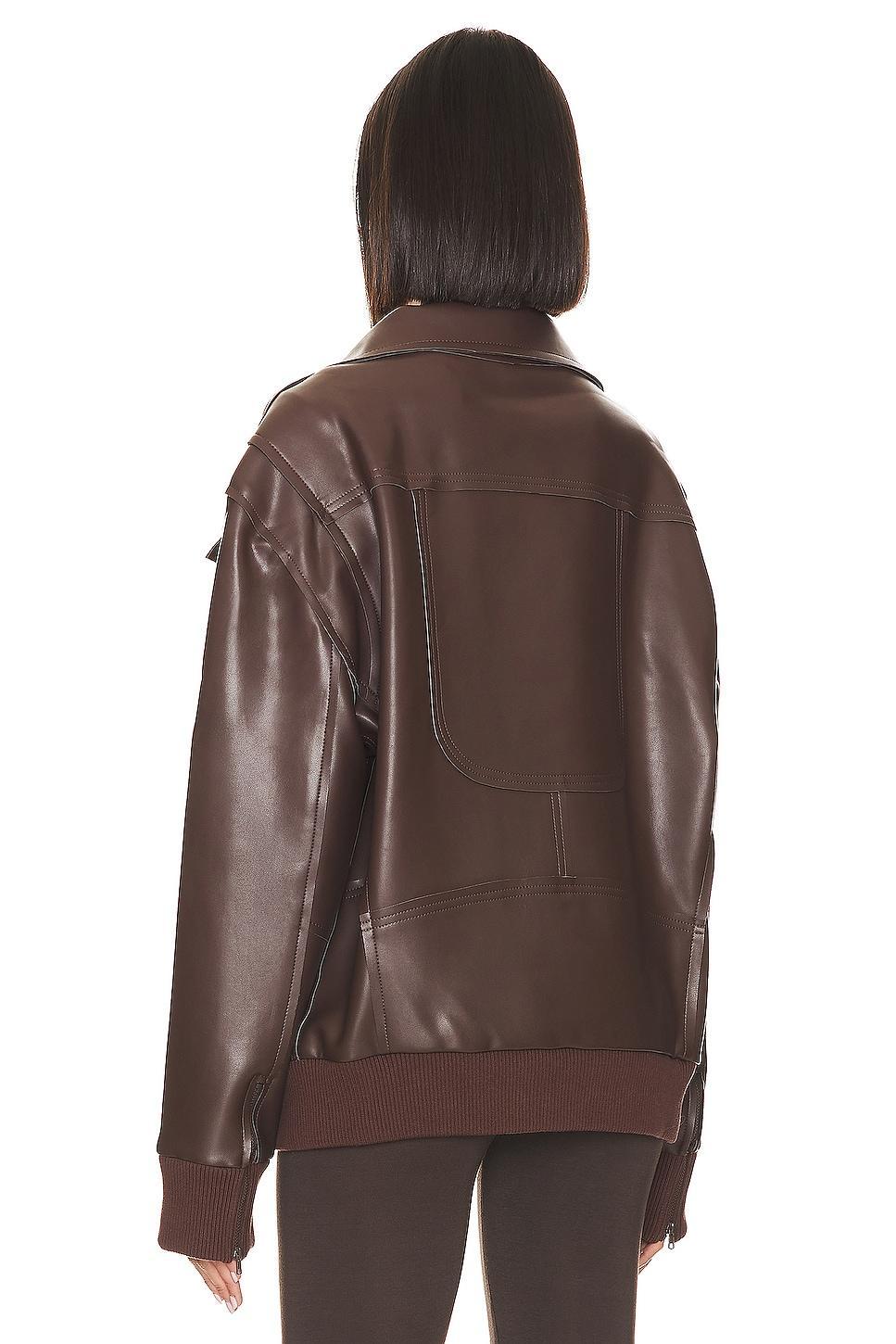 Oversized Moto Jacket Norma Kamali Product Image