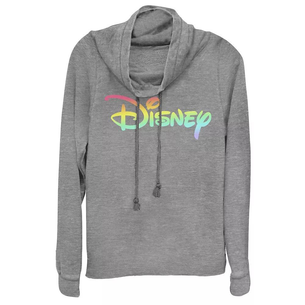 Juniors Maruchan Instant Noodles Smile Logo Cowlneck Graphic Lightweight Long Sleeve, Girls Gray Grey Product Image