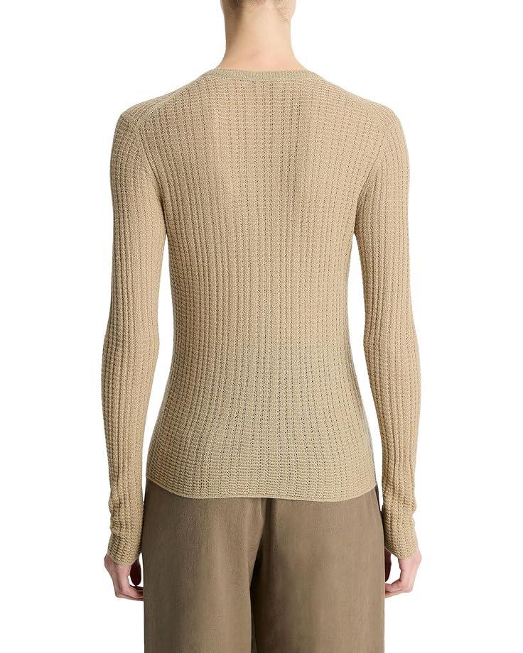 Women's Vince Waffle Knit Henley Product Image