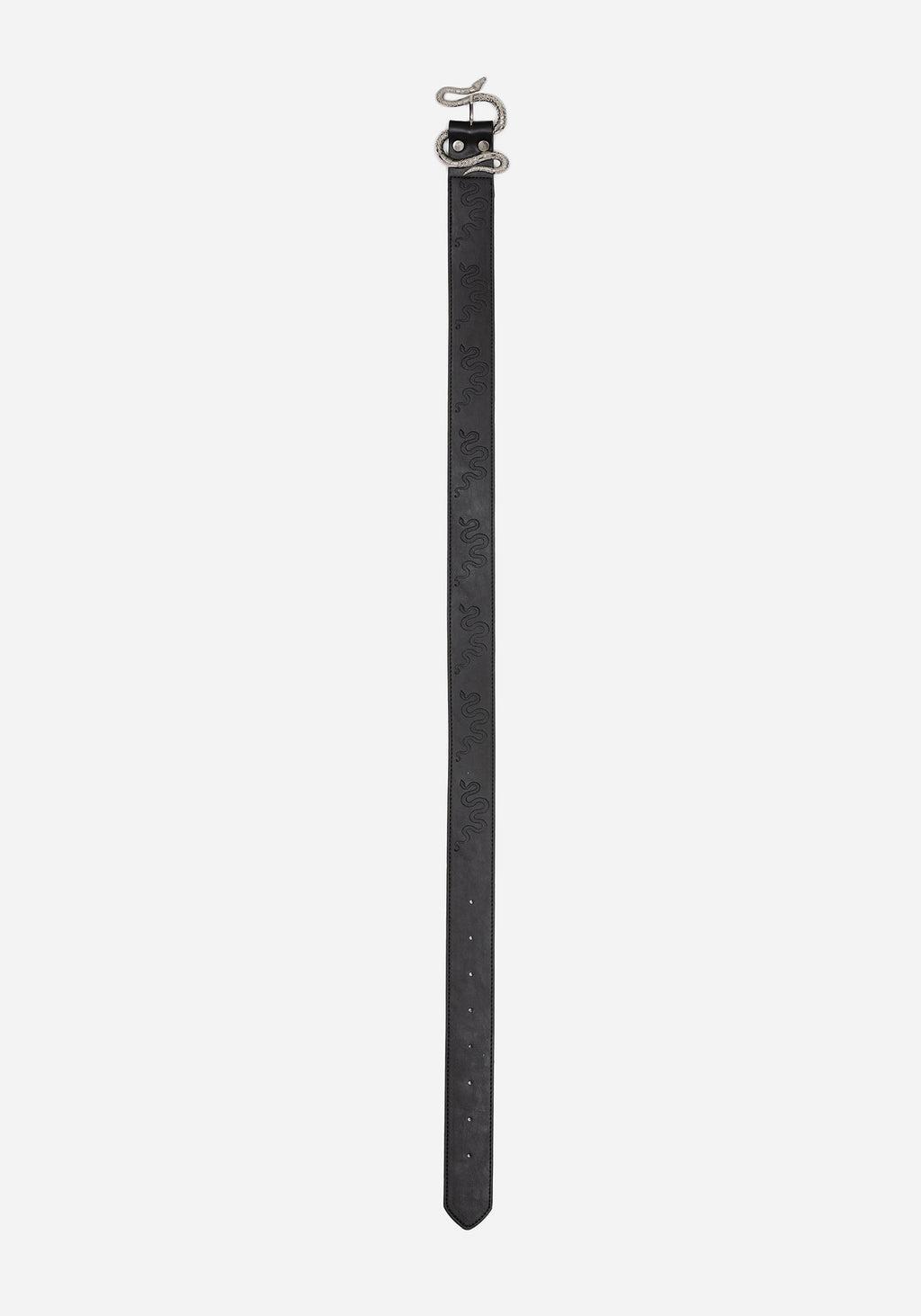 Mamba Debossed Belt With Snake Buckle Product Image